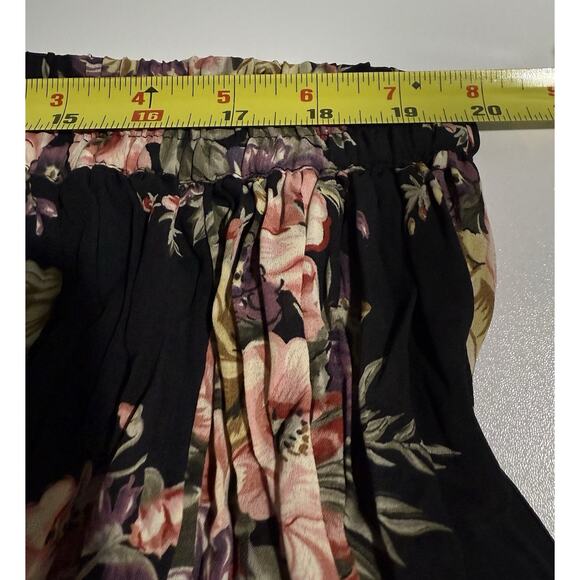 Vtg Compognie Internationale Express Floral Fairy Cottagecore Maxi Skirt M - Picture 4 of 9